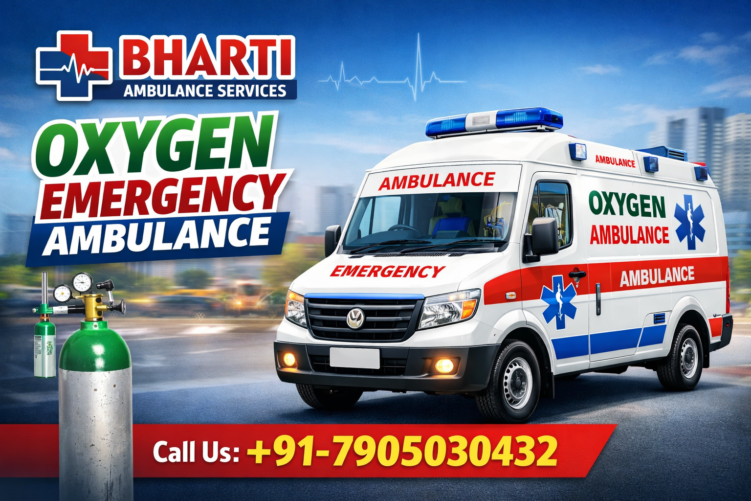 Oxygen Emergency Ambulance